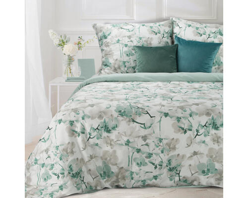 Obliečky na posteľ so vzorom kvetov zo saténovej bavlny - Spring 11
